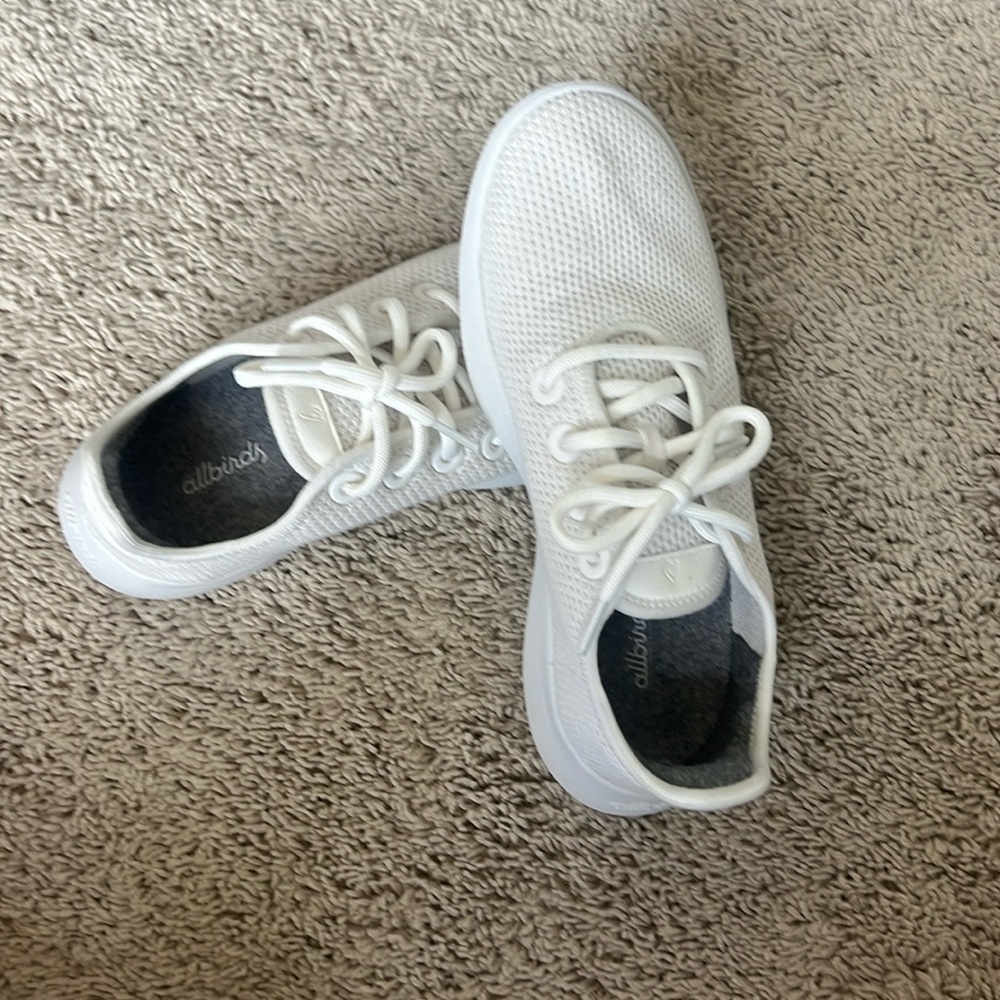 All bird tennis shoes white